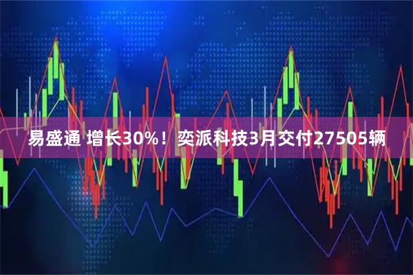 易盛通 增长30%！奕派科技3月交付27505辆